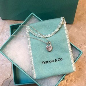 Tiffany & Co. Heart Padlock Necklace